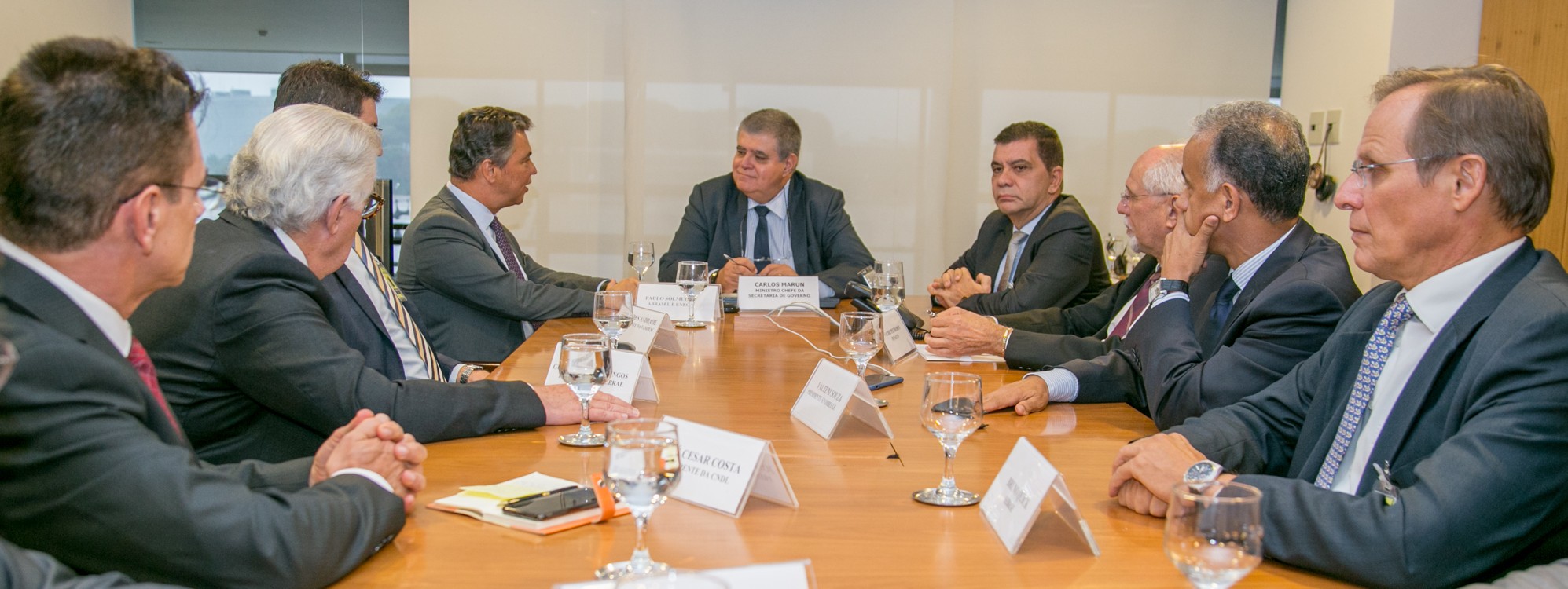 Empresários e ministro Carlos Marun discutem importância de derrubar veto ao Refis