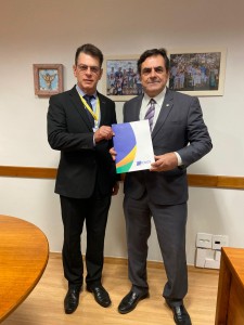 Presidente da CNDL, José César da Costa, e Deputado Domingos Sávio (PL/MG)